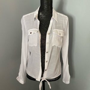 White button down long sleeve